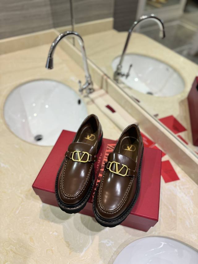 Valentino's early spring collection of loafers is incredibly popular! They're a