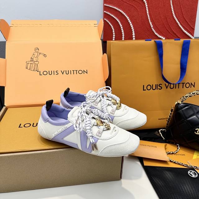 Aircraft box purchasing version Lv Donkey 25 years early spring new Sneakerina