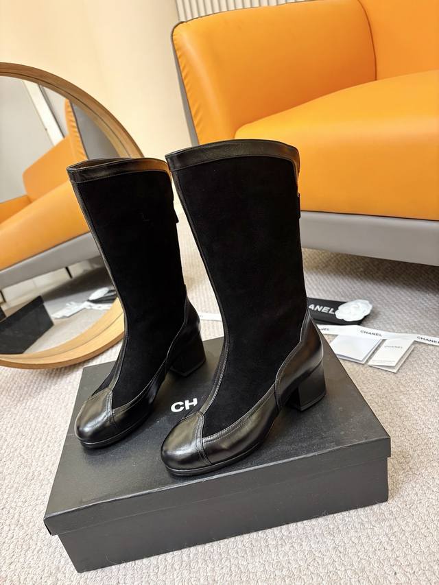 Factory P batch P Top version Chanel 2025 counter top thick-soled knight boots T