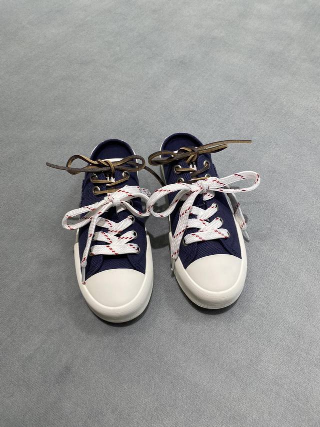 Factory P price Original development Miu Miu 2025 new Miu Miu canvas shoes half