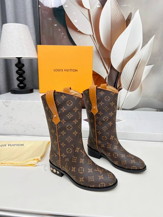 Lv's ultimate Fall/Winter 2025 boot! Celebrity-inspired Rider Western boots