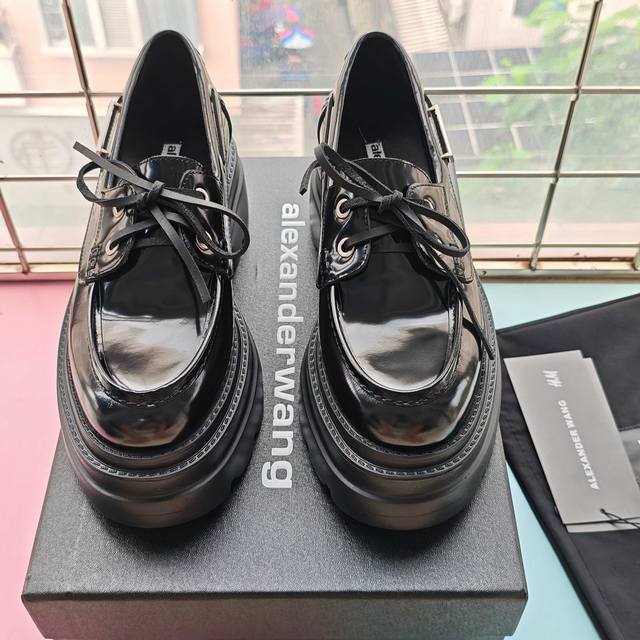 Alexander Wang new Aw Alexander Wang waterproof platform thick-soled shoes solid