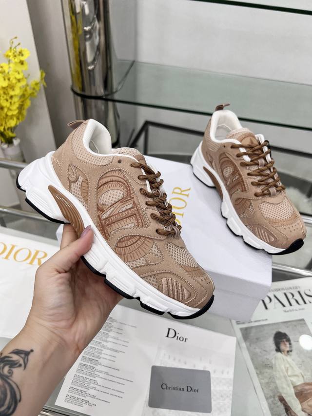 New colors will be updated on the official website. This Dior Chrono sneaker re