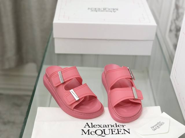 Actual photos! "Alexander McQueen" classic candy-colored slippers, purchased in