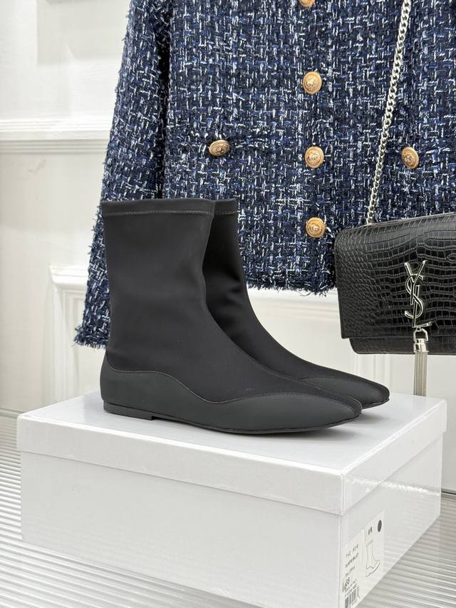Ankle Boots and Long Boots The Row's classic fall/winter retro stretch boots dr