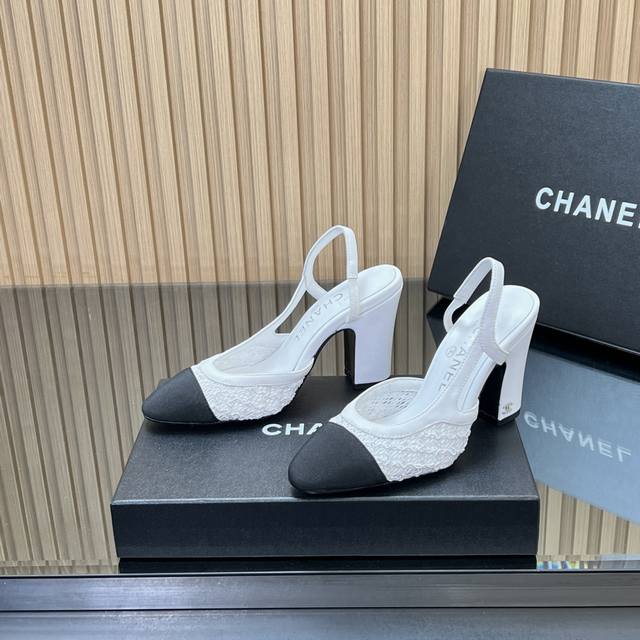 High version order bulk product real shot Chanel Slingback classic series splic