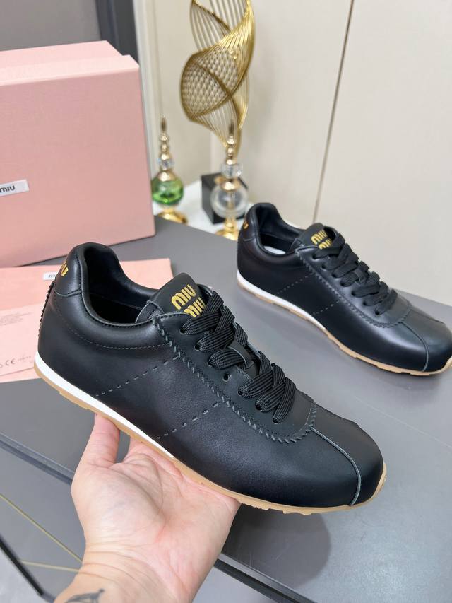 Miumiu Miu Miu 2025 new popular casual dirty shoes Miu Miu is so girly this seas