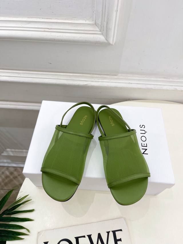 Neous 25 Spring/Summer New Mesh Flat Casual Sandals One of the most popular desi