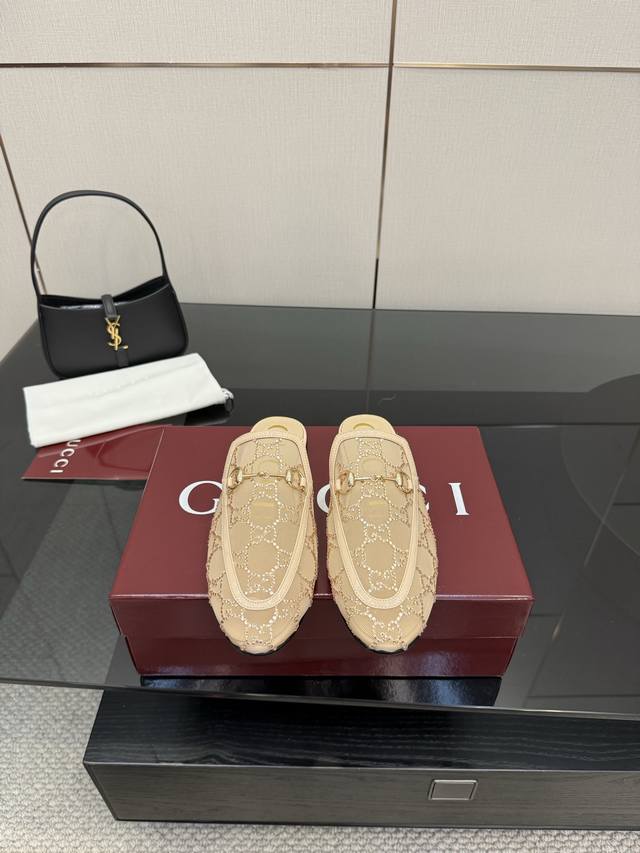 Top-of-the-line edition Gucci's latest 2025G Vintage diamond-embellished half-sl