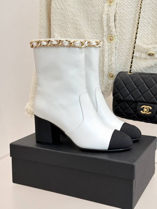 Factory Price: Chane* | Chanel's new Fall/Winter 25K colorblock chain block-hee