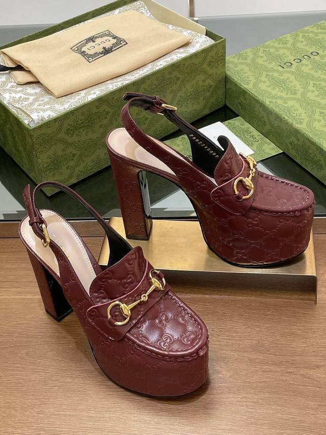 Gucci's new autumn arrivals include waterproof platform saddle buckle horsebit t