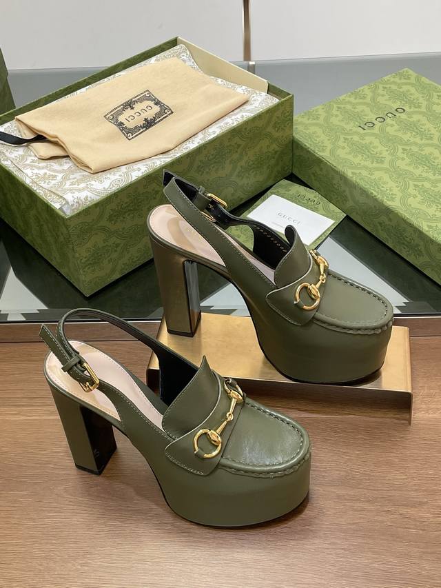 Gucci's new autumn arrivals include waterproof platform saddle buckle horsebit t