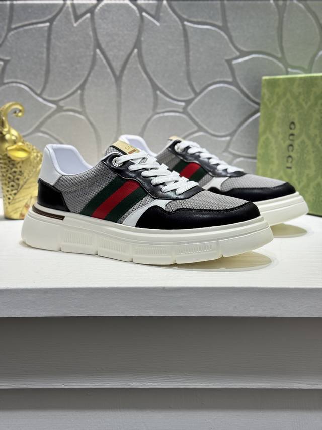 Real price, original quality - Gucci G classic casual fashion men's shoes popula