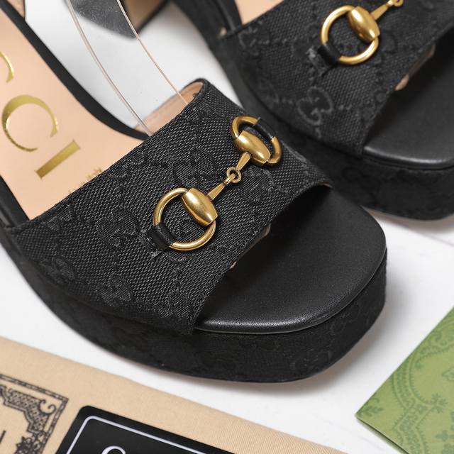 Exclusive top version Gucci 2025 spring and summer latest hit sandals series wed
