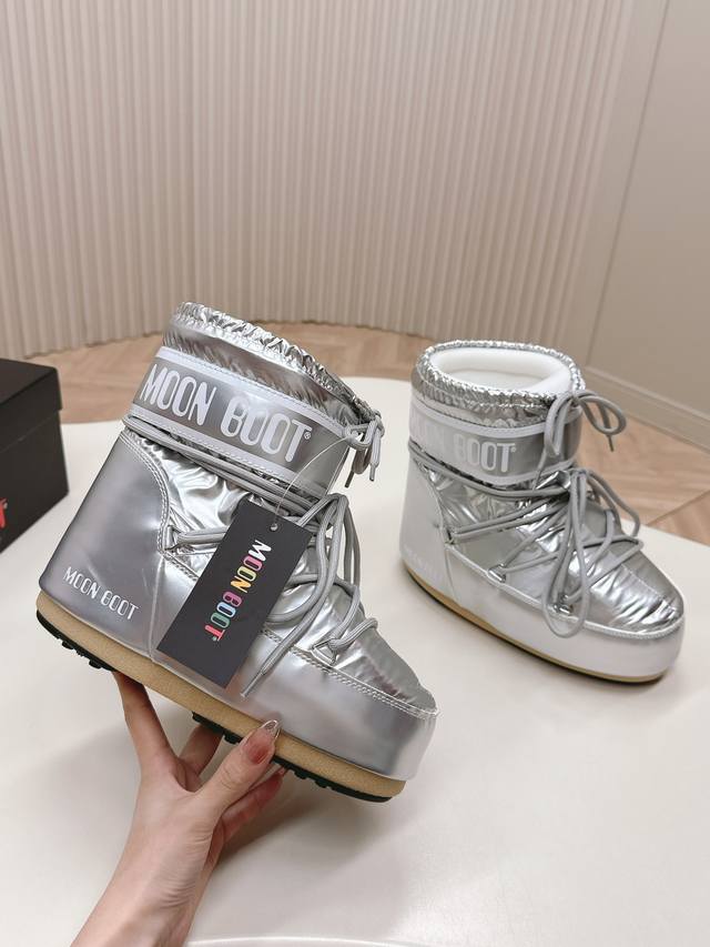 Cloth ankle boots Moon Boot 24Ss The latest autumn and winter snow boots series