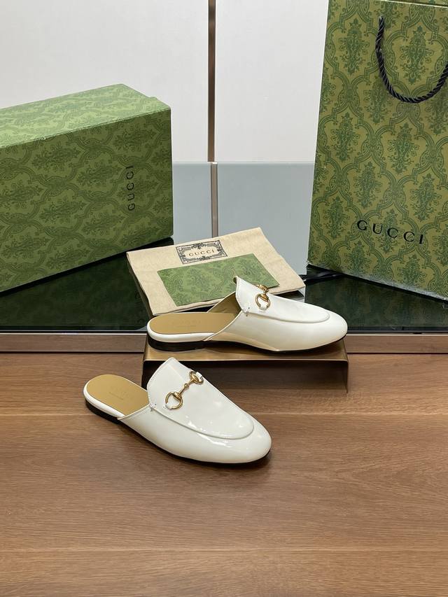 Gucci's new early fall collection features the latest patent leather Princetown