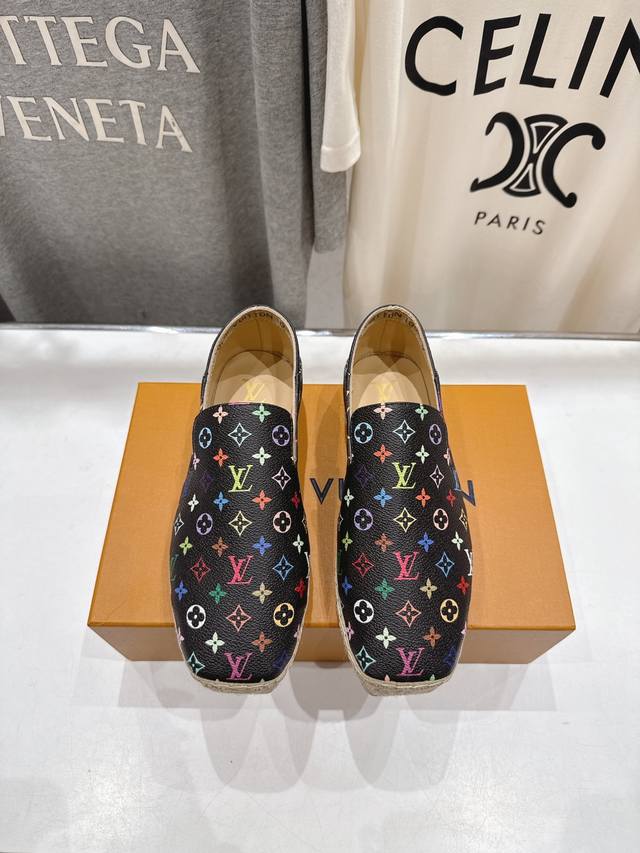 High version factory Louis Vuitton Ss25 New Arrival Lv new straw embroidered fi