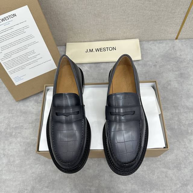 JMWesto*N, the classic 180 series loafers from the Weston brand, are a premium F