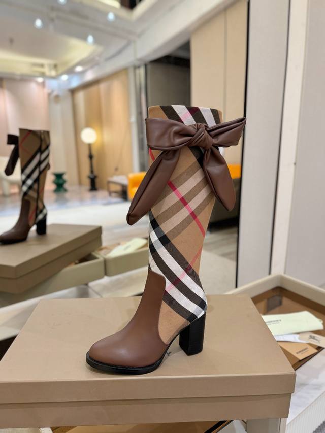 Price Burberry Burberry 2025 Exclusive Classic Plaid Boots Exclusive Release and