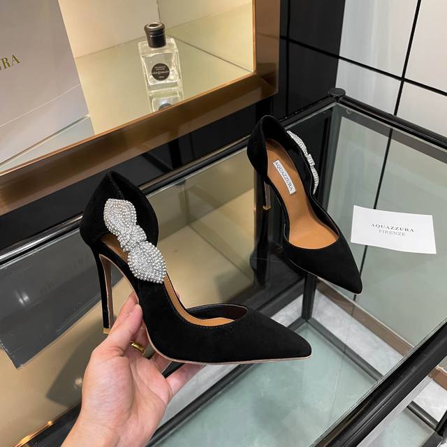 Aquazzura's new, top-tier shoes, quality from a purchasing agent. These custom-m