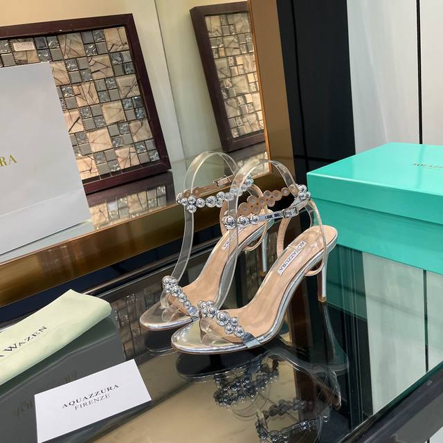 Aquazzura's new sandals are available for purchase on our online shopping platfo