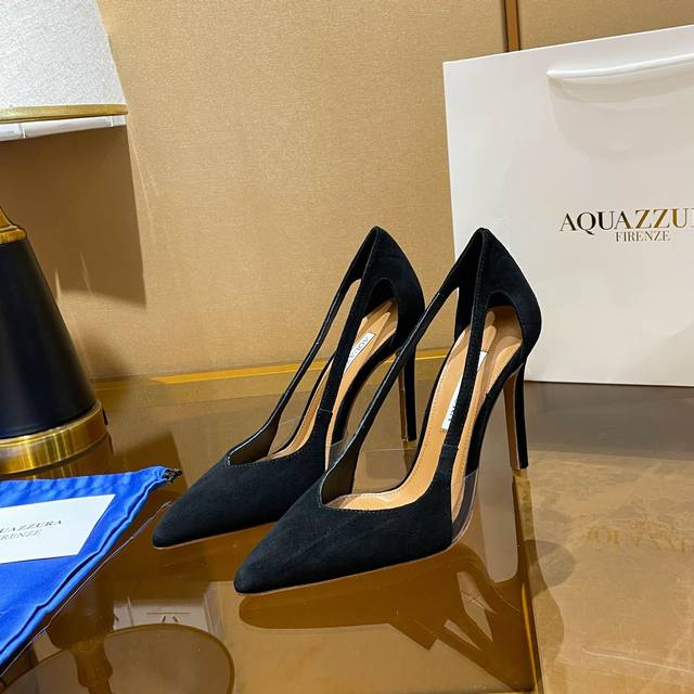 Aquazzura Premium Edition Pineapple Women's Hollow Heeled Shoes DDD. These shoes