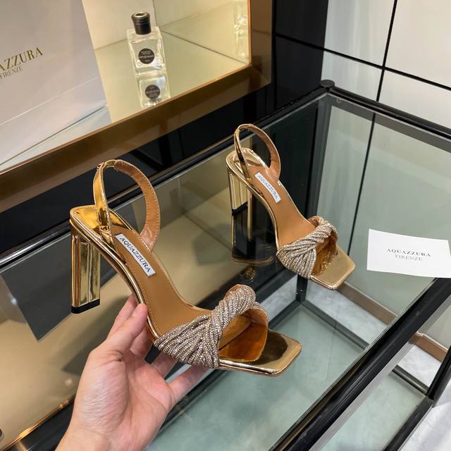 Aquazzura New Top-of-the-Line Slippers Purchase Quality These Swarovski rhinesto