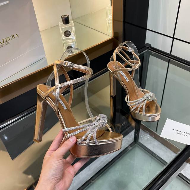 Aquazzura's new, premium-quality slippers. DDD. Purchased on behalf of our custo