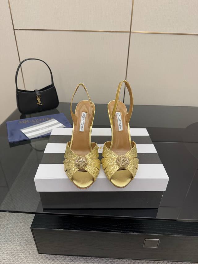 The highest-end factory edition Aquazzura high heels The latest 2025 spring and