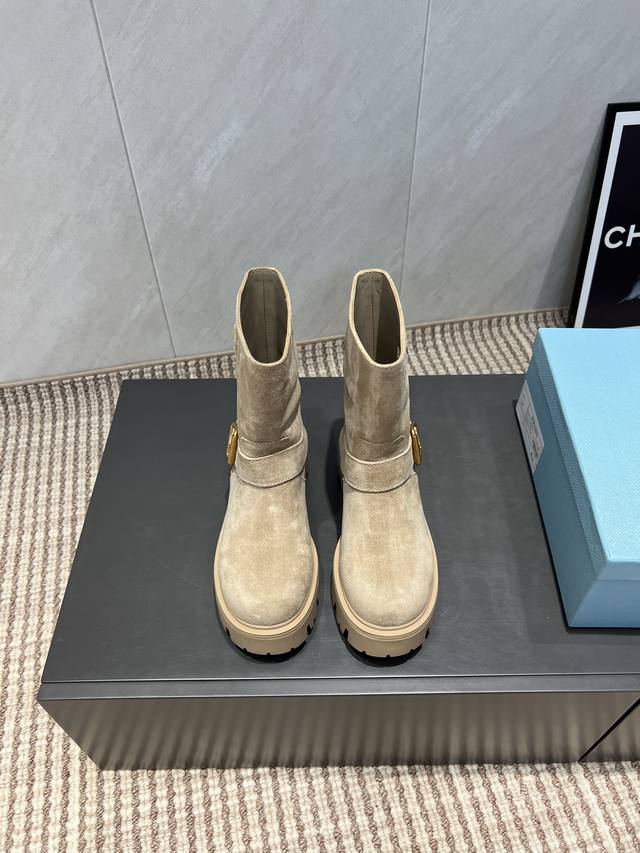 Factory: Exclusive top version Prad*A Prada 25Vs latest hot-selling boots series