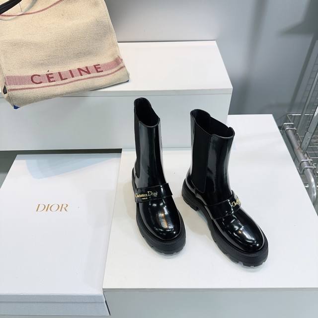 High-quality factory boots! Top-quality Dior | Dior's new Fall/Winter 25 straig
