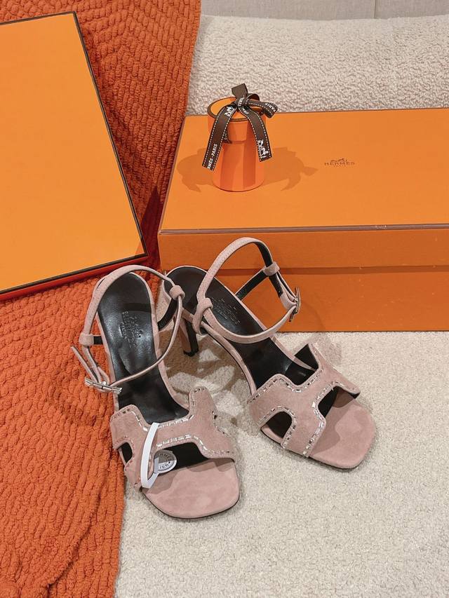Factory price PP hollow diamond surface Hermes Heden 80 sandal series is fashio