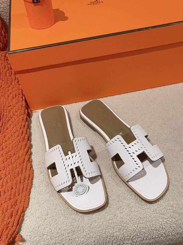 Hermes H slippers, Oran sandals, stylish and versatile, super comfortable, every