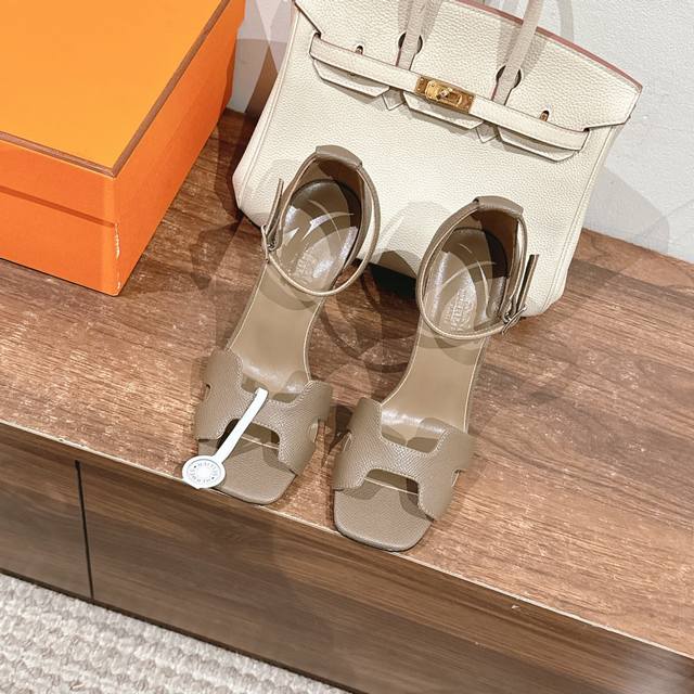 10.5Cm Picture Factory Price P Hermes Joy 105 high-heeled sandals are fashionabl