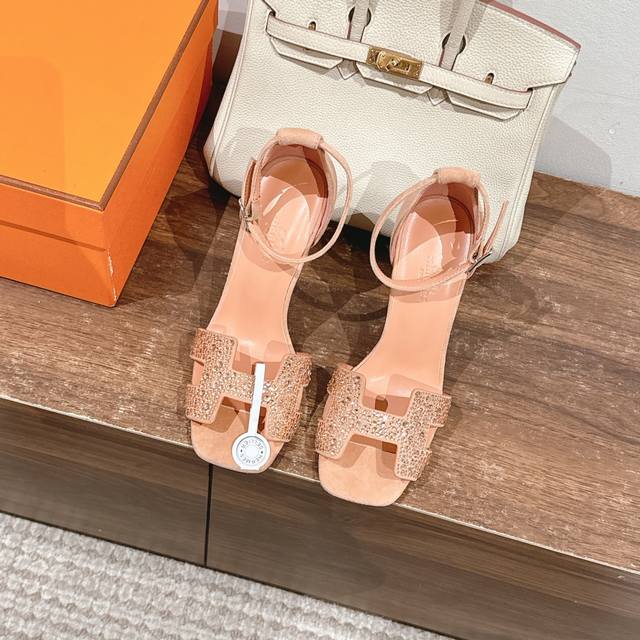 10.5Cm Picture Diamond Surface Factory Price P Hermes Joy 105 high-heeled sandal