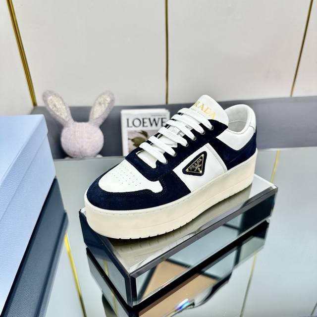 New Prada shoes are now available at Prada counters. Featuring an original mold