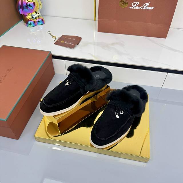 New arrivals for men and women. Unisex knitted rabbit fur shoes | Made with Wis
