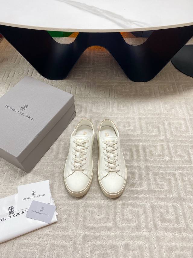 Factory Brunello Cucinelli new BC classic men's casual sneakers and sneakers se