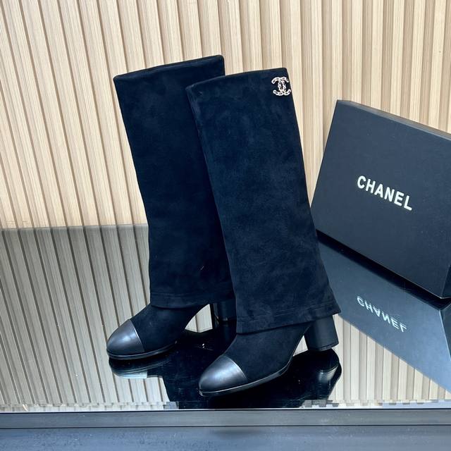 Top quality new fall/winter Chanel trouser boots, mid-calf boots, and high-calf