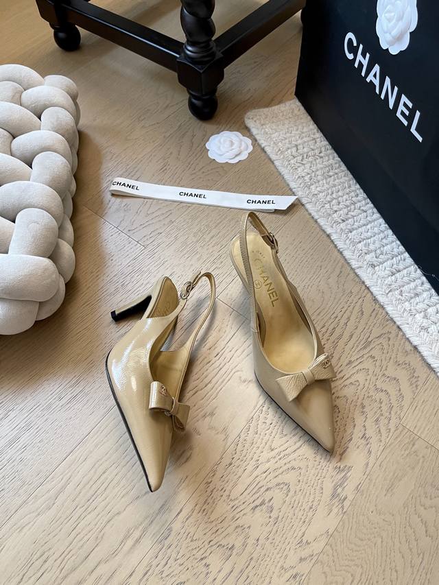 Chanel 25S new butterfly high heel series! top version! First to sell upper shee