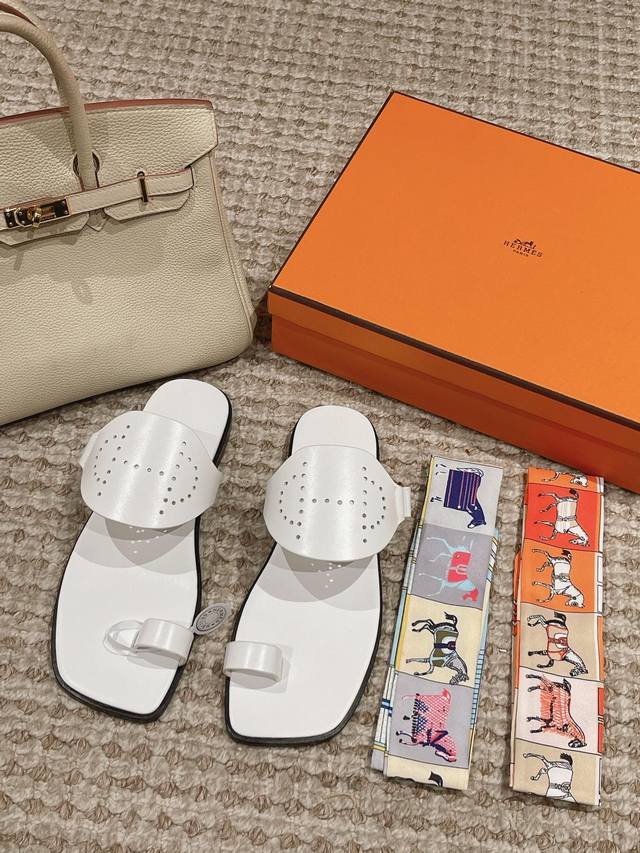 Hermes Hera sandal series Fashionable and versatile Super comfortable Every det
