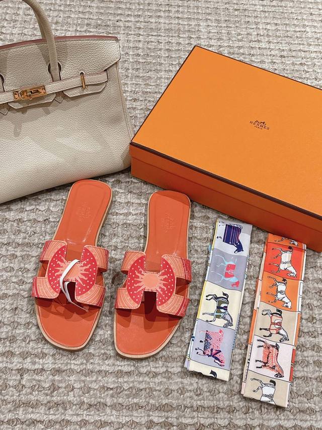 Hermes Oasis Sandals Series Fashionable and versatile Super comfortable Every de