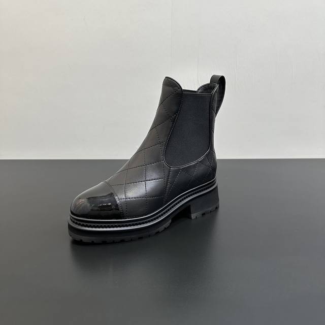 Chanel's new Chelsea ankle boots for Fall/Winter 2025 feature a classic round to
