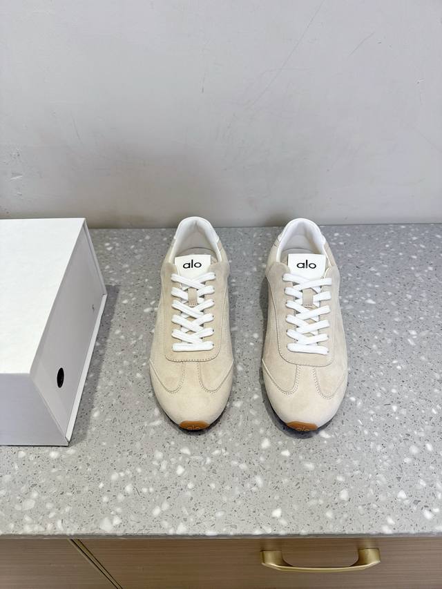 Alo Yoga's latest hit Sunset series casual sneakers, old-school style lace-up Fo