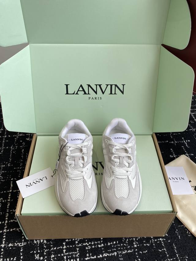 Agent-level Lanvin's latest Jla series, a couple's mesh thick-soled casual sneak