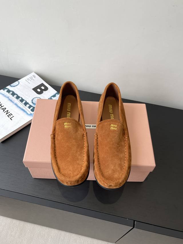 Miumiu Miu Miu 25Ss' latest runway loafers for Fall/Winter, DDD. A highly-recogn