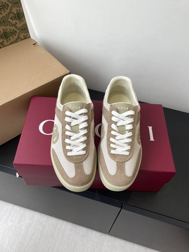 Men's Gucci 2025 new double G casual shoes (white sneakers) DDD. These shoes are