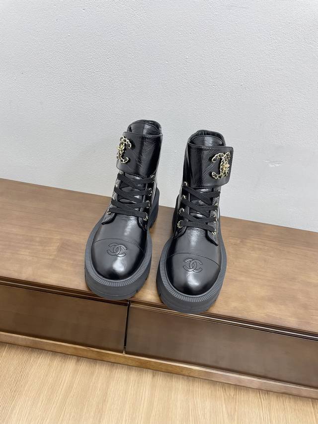 Top version purchasing-level Chanel 24Ss early autumn counter new Martin boots c