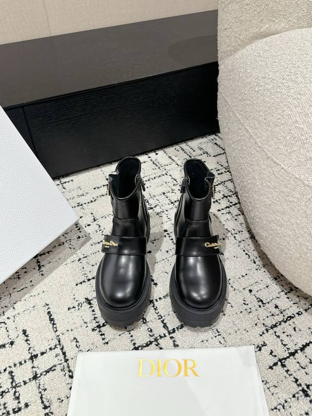 Premium Edition Dior 25 Latest Fall/Winter New Chelsea Ankle Boots Dior Empreint