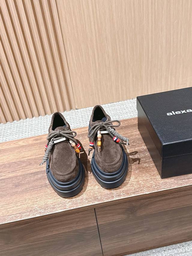Alexander Wang's tasseled platform loafers Jennie King's pair of platform loafer